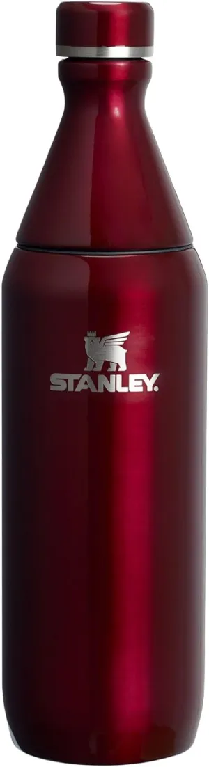 STANLEY All Day Slim Bottle 20-34 OZ | Twist off Lid with Leakproof Seal | Slim Design for Travel & Gym | Insulated Stainless Steel | BPA-Free