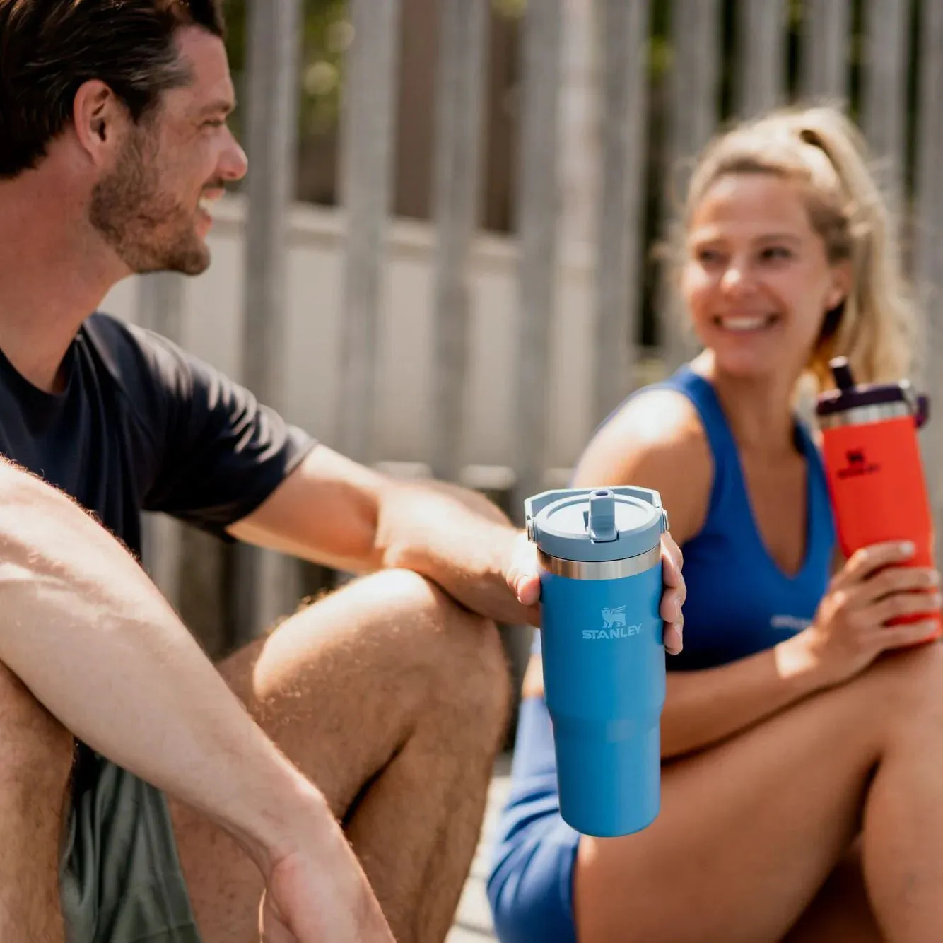 Stanley Classic Iceflow Flip Straw Tumbler 0.89L - Azure