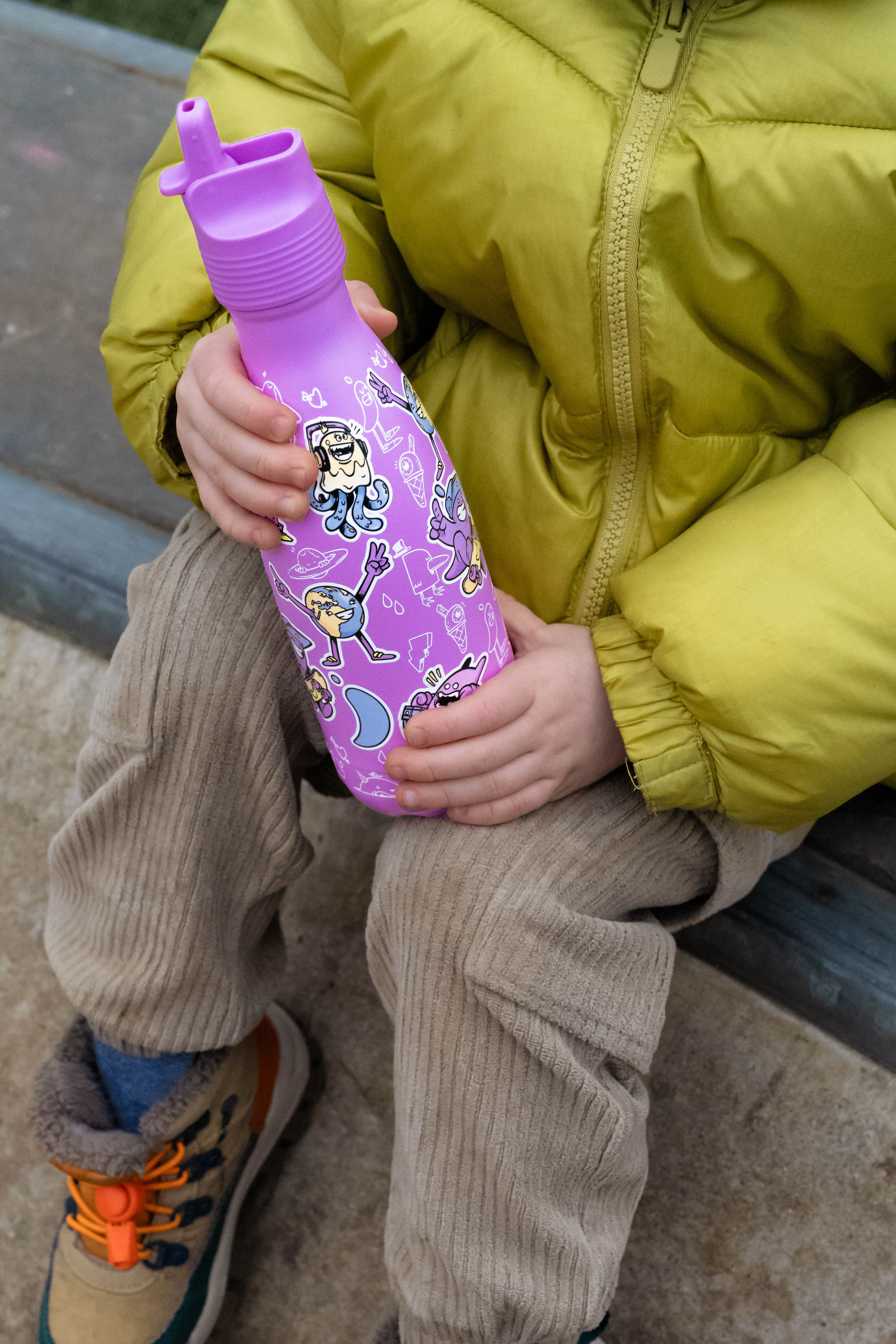 Stickers Kids Water Bottle