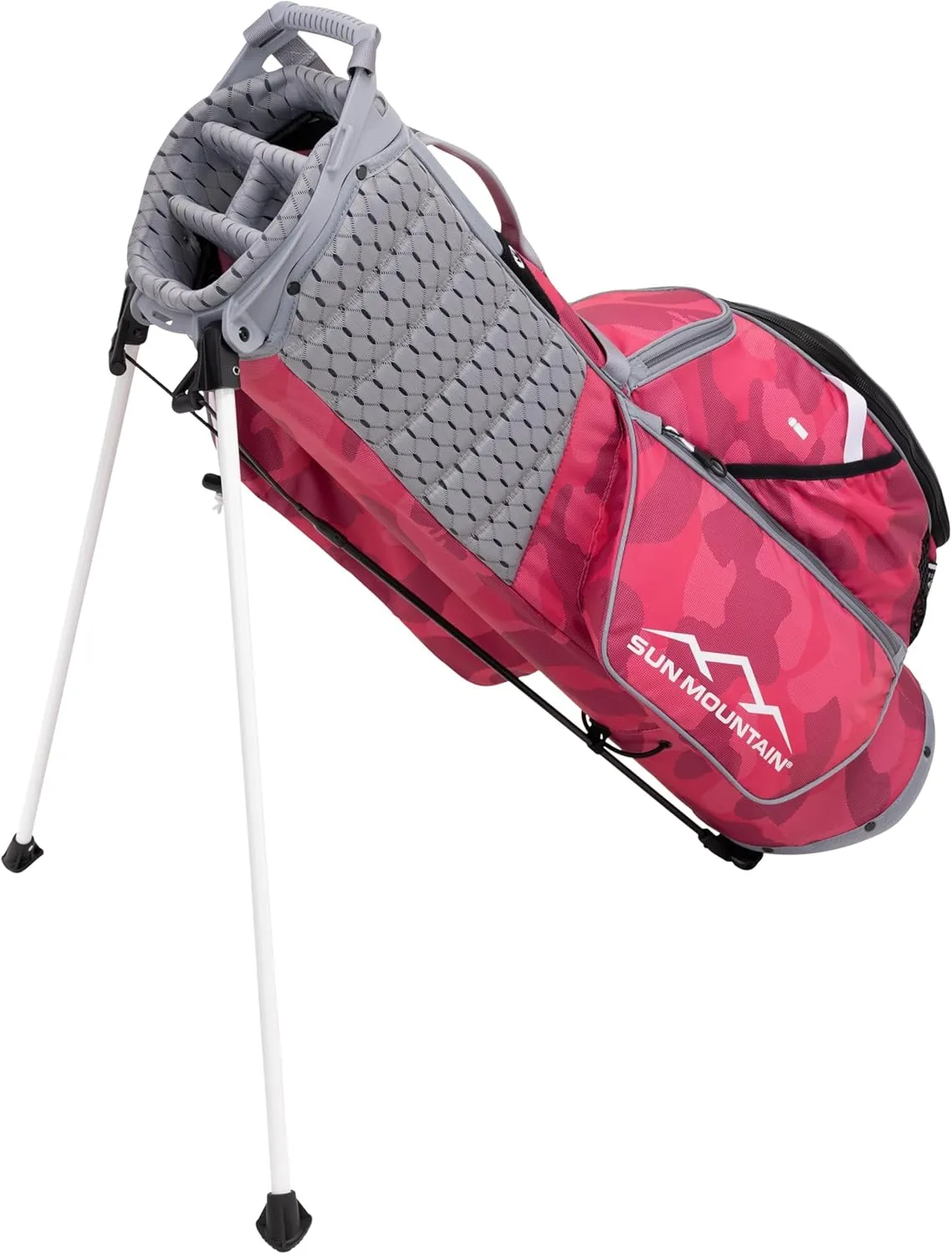 Sun Mountain 2025 Matchplay Stand Bag - Durable Golf Stand Bag with a Fourteen-Way Top and Ergonomic X-Fit Dual Strap Handle for Ultimate Convenience - Lightweight with Nine Pockets for Storage