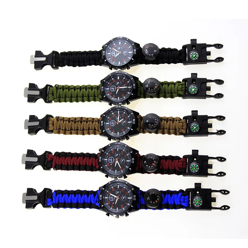 Survival Bracelet Watch Compass