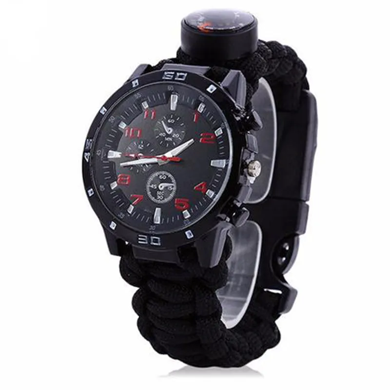 Survival Bracelet Watch Compass
