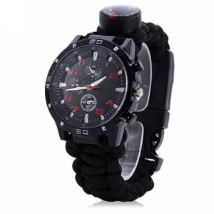 Survival Bracelet Watch Compass