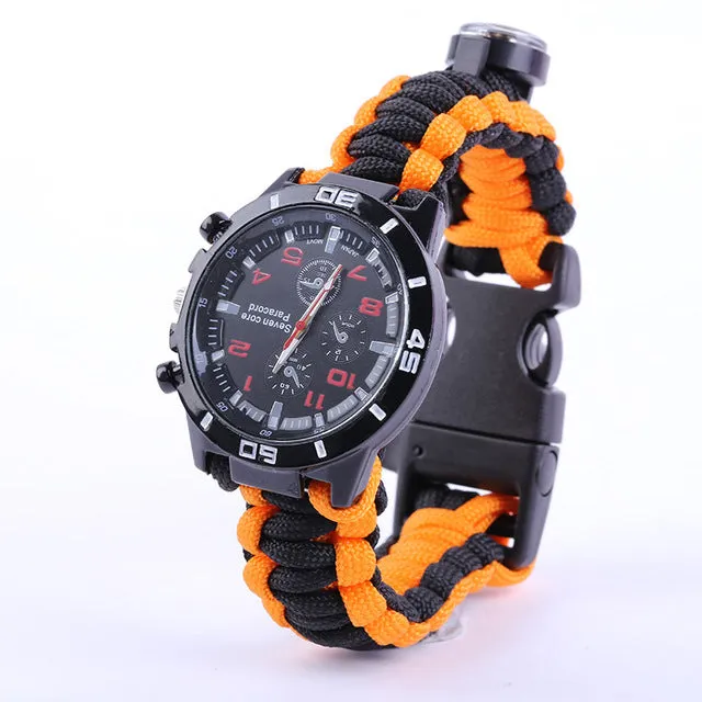 Survival Bracelet Watch Compass