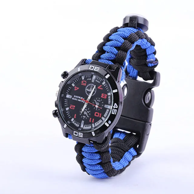 Survival Bracelet Watch Compass