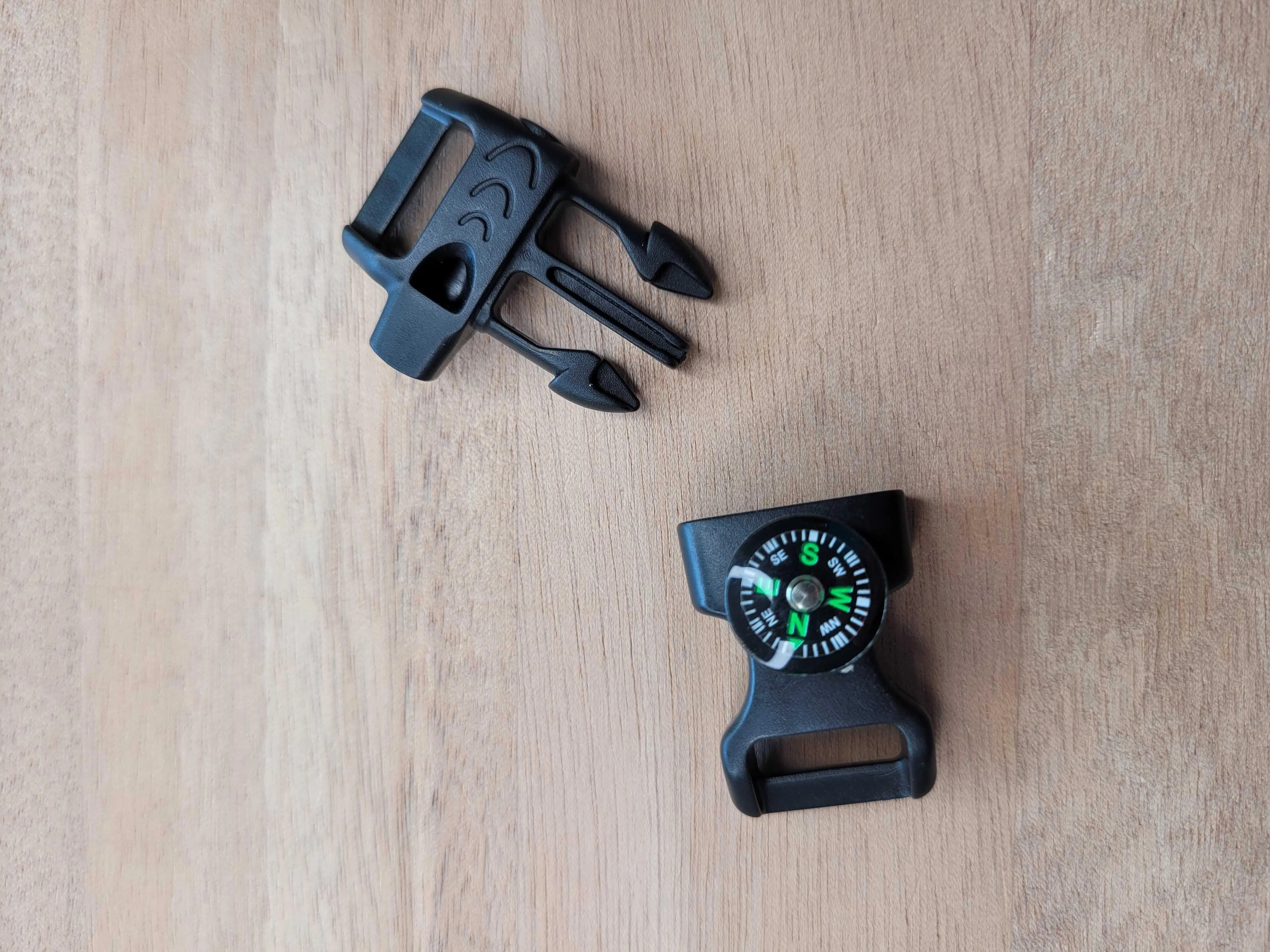 Survival Buckle with compass 14mm