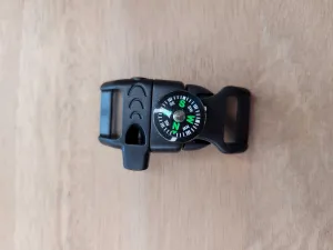 Survival Buckle with compass 14mm