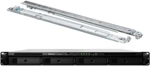 Synology RackStation RS1619xs  iSCSI NAS Server with Intel Xeon 2.2GHz CPU, 64GB Memory, 4TB SSD and 24TB HDD, Rail Kit, DSM Operating System