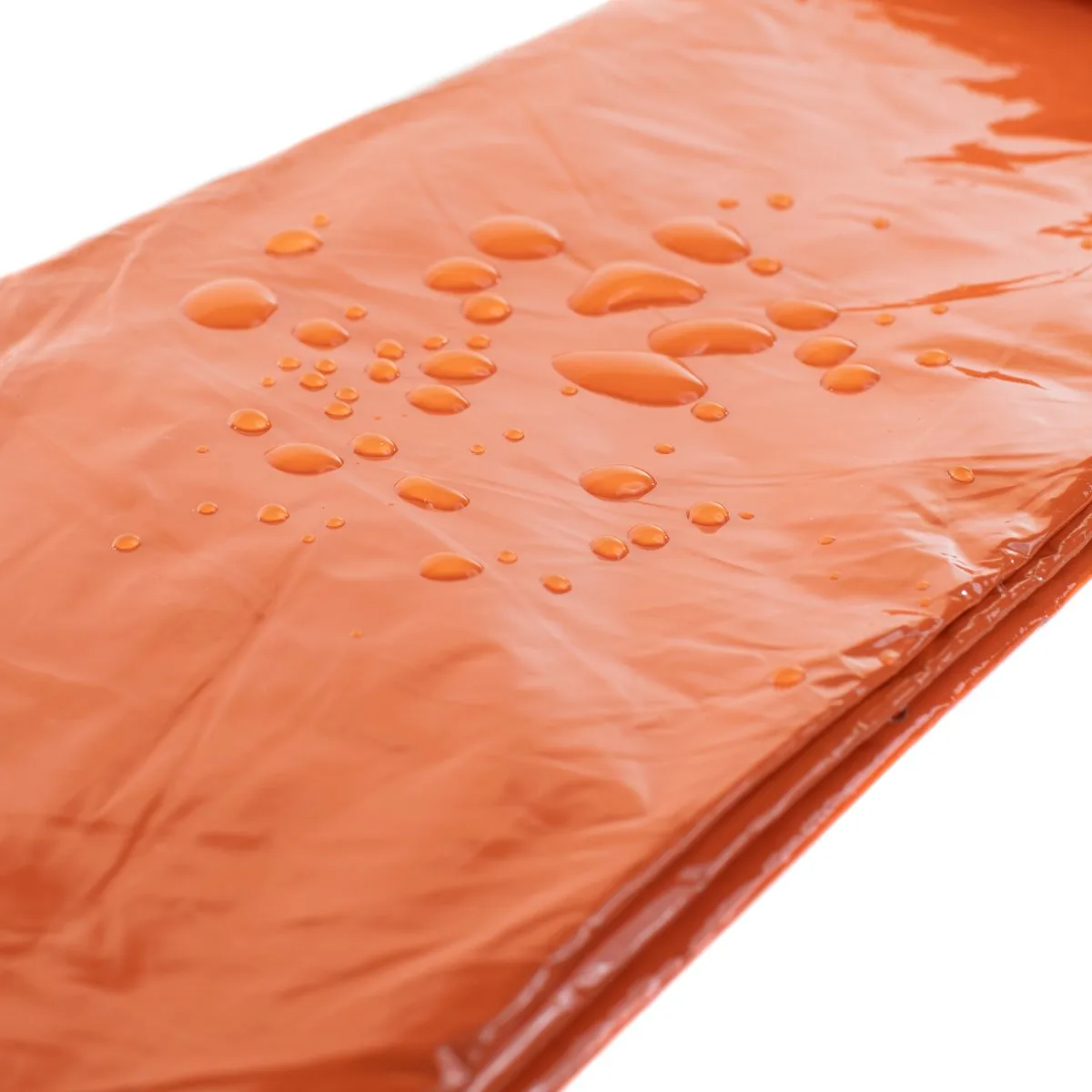 Tact Bivvy® 2.0 Emergency Sleeping Bag w/ HeatEcho®  Technology, Paratinder, & Whistle by Frog & CO