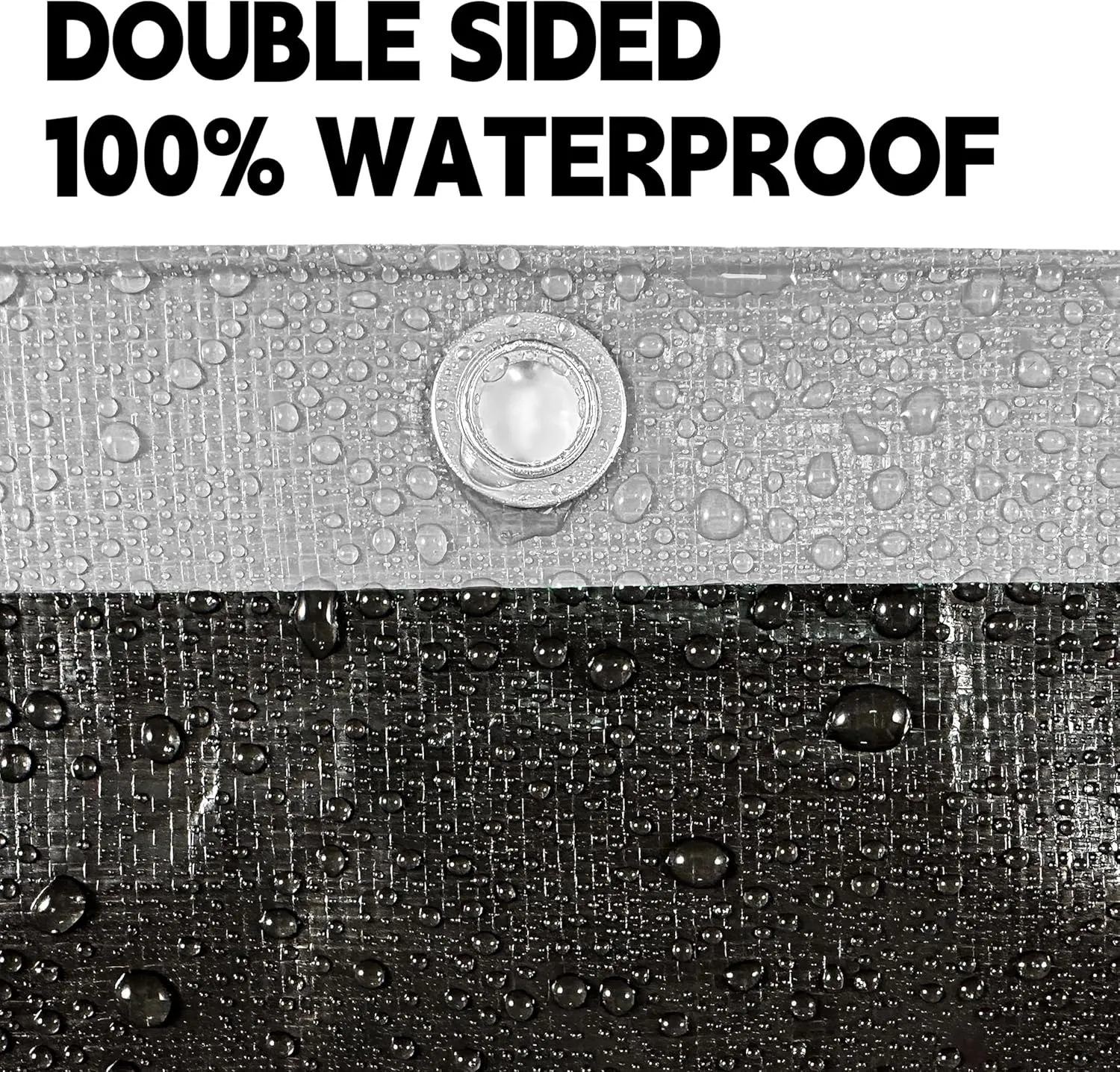 Tarp Heavy Duty 10x12ft Waterproof Tarps,10mil Uv Resistant,Multipurpose Silver/Black Tarps for Cars,Camping,Roof,Ship,Garden.by-MVPNET