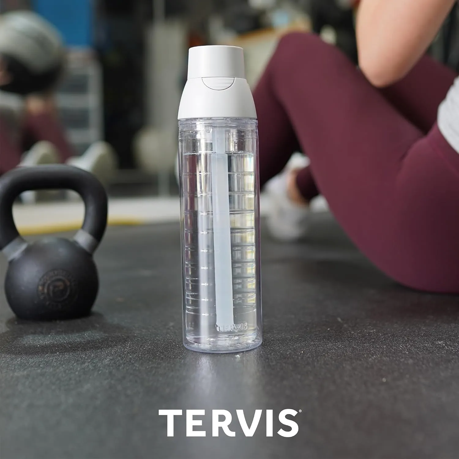 Tervis Watercolor Pansy Made in USA Double Walled Insulated Tumbler Travel Cup Keeps Drinks Cold & Hot, 24oz Venture Lite Water Bottles, Classic