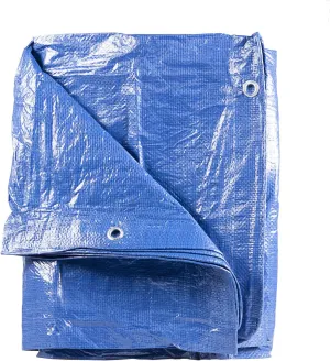 Texsport Reinforced Rip-Stop Polyethylene Tarp 8' X 10' Blue
