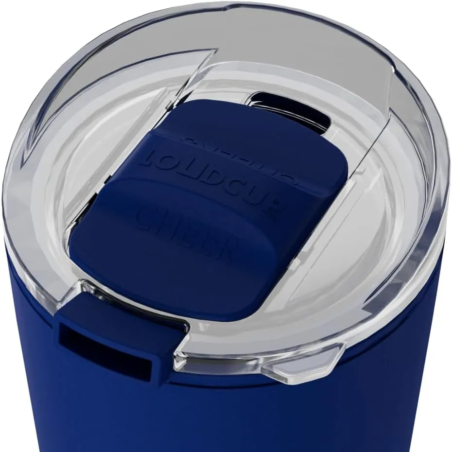 The LoudCup Tumbler   Stadium Horn - Insulated Cup Reusable Water Bottle Coffee Travel Mug - Worlds Loudest Cup for Game Day
