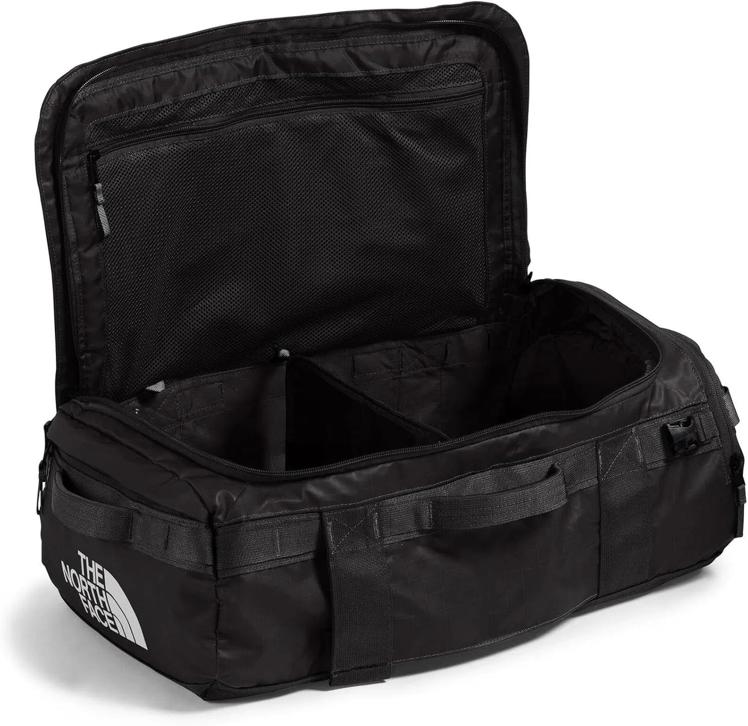 THE NORTH FACE Base Camp Voyager Duffel—32L, TNF Black/TNF White-NPF, One Size