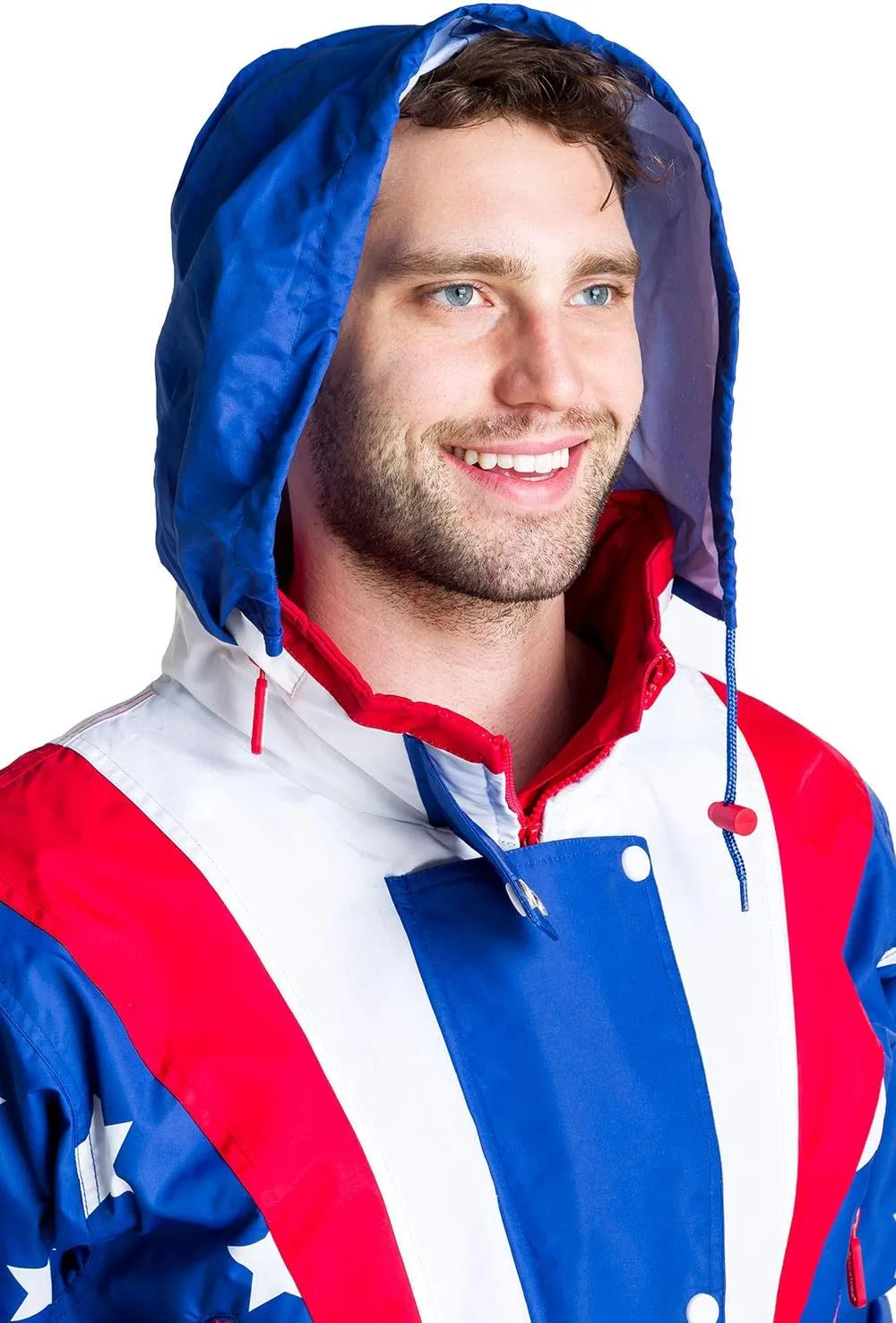 Tipsy Elves Retro Snow Suits for Men - Loud Men's Ski Suits - Warm One Piece for Winter