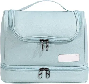 Toiletry Bag Travel Bag Travel Toiletry Bag with Hanging Hook, Makeup Cosmetic Bag Travel Organizer,Multiple Compartments Large Capacity Zipper Closure Wet Dry Makeup Organizer Bag