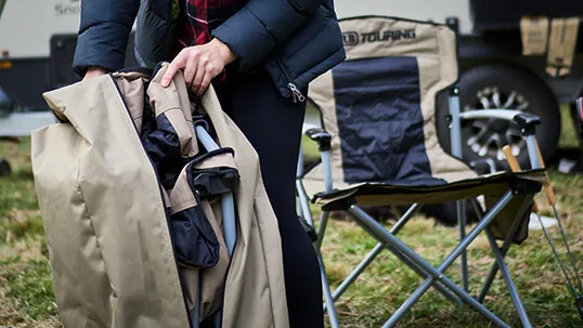 Touring Camp Chair With Side Table