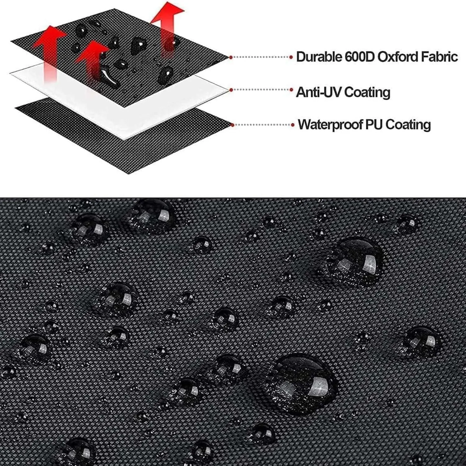 Towable Boat Cover Marine Tear-Resistant 210D Oxford Fabric Inflatable Boat Cover for All Seasons and Weather Conditions