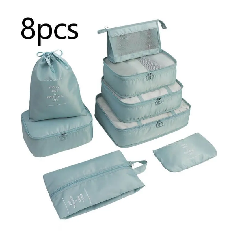 Travel Packing Suitcase Organizer Compression Cubes