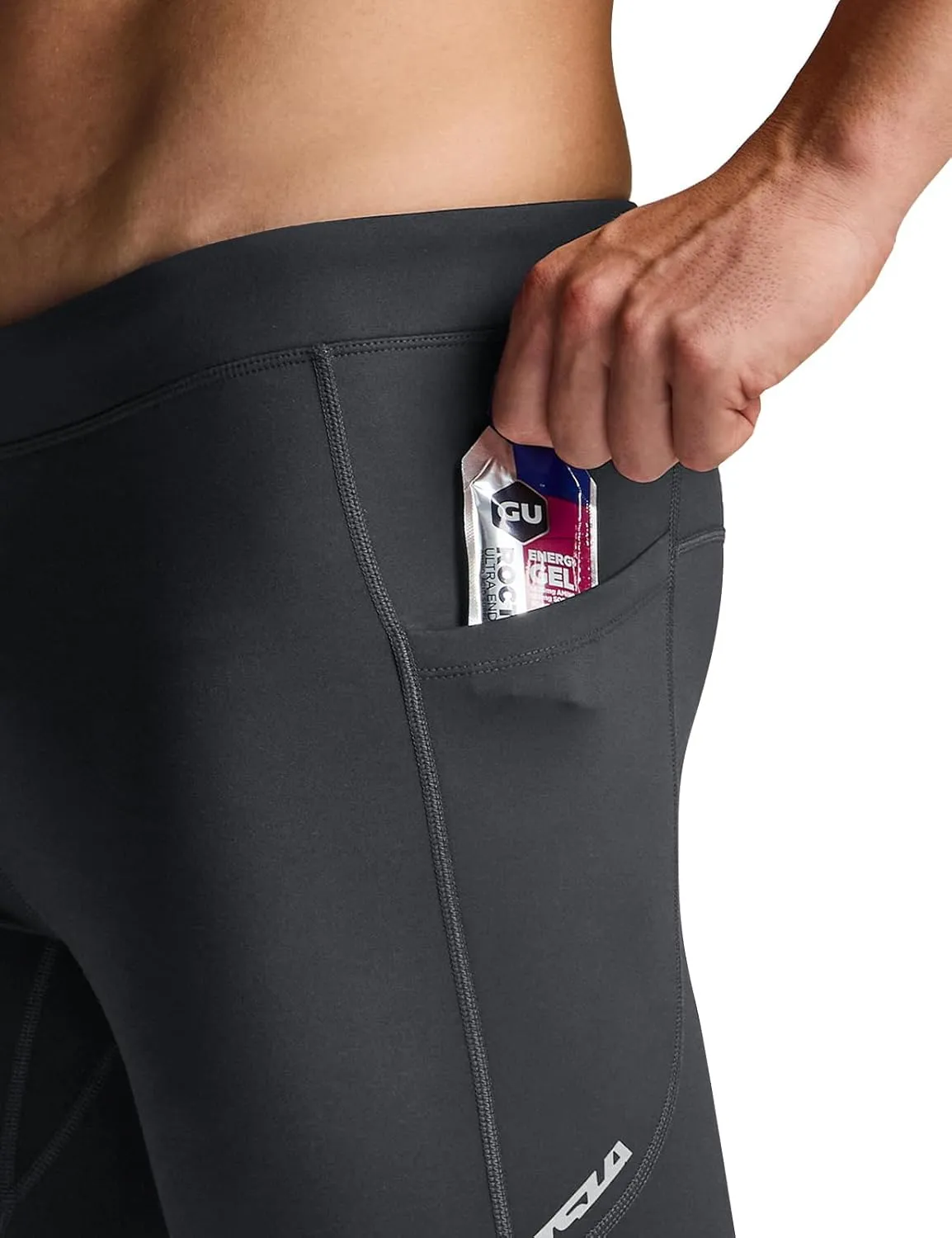 TSLA Men's Thermal Running Tights, Fleece Lined Compression Cycling Pants, Winter Cold Weather Leggings with Zipper Pocket