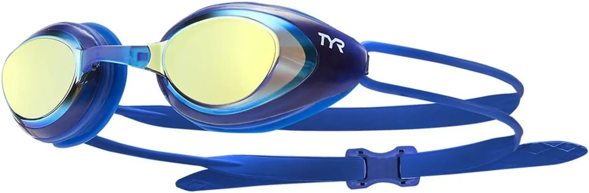 TYR Blackhawk Racing Swim Goggles in Mirrored or Non-Mirrored Adult Fit Styles