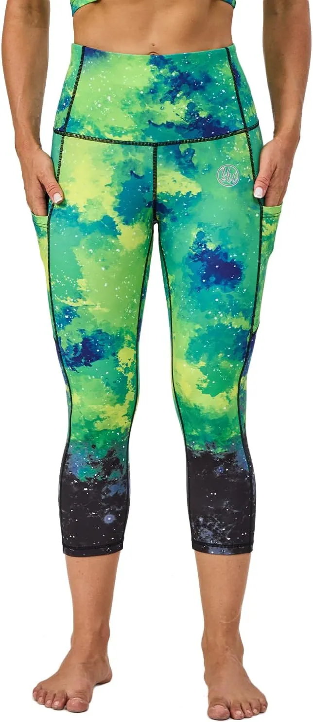 UIUO-UIPEU High Waisted Leggings for Women Tummy Control Yoga Pants with Pockets Workout Compression 7/8 Leggings