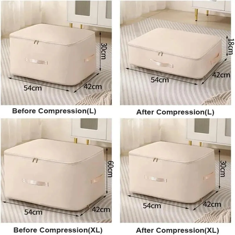 Ultra Space Saving Self Compression Organizer Bags