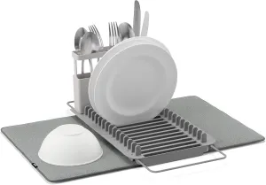 Umbra UDry Over the Sink Dish Rack with Dry Mat