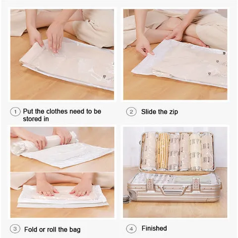 Vacuum-free three-second compression 3D storage bag