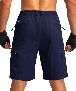 Viodia Men's Hiking Cargo Shorts with 6 Pockets Quick Dry Lightweight Stretch Shorts for Men Outdoor Fishing Golf Shorts