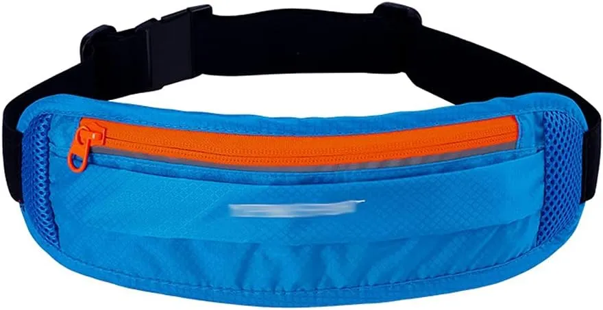 Waterproof Fanny Pack Outdoor Sports Breathable Waist Bag Wallet Phone Storage Women's Belt Bag Adjustable Belt Band Waist Pack(D)