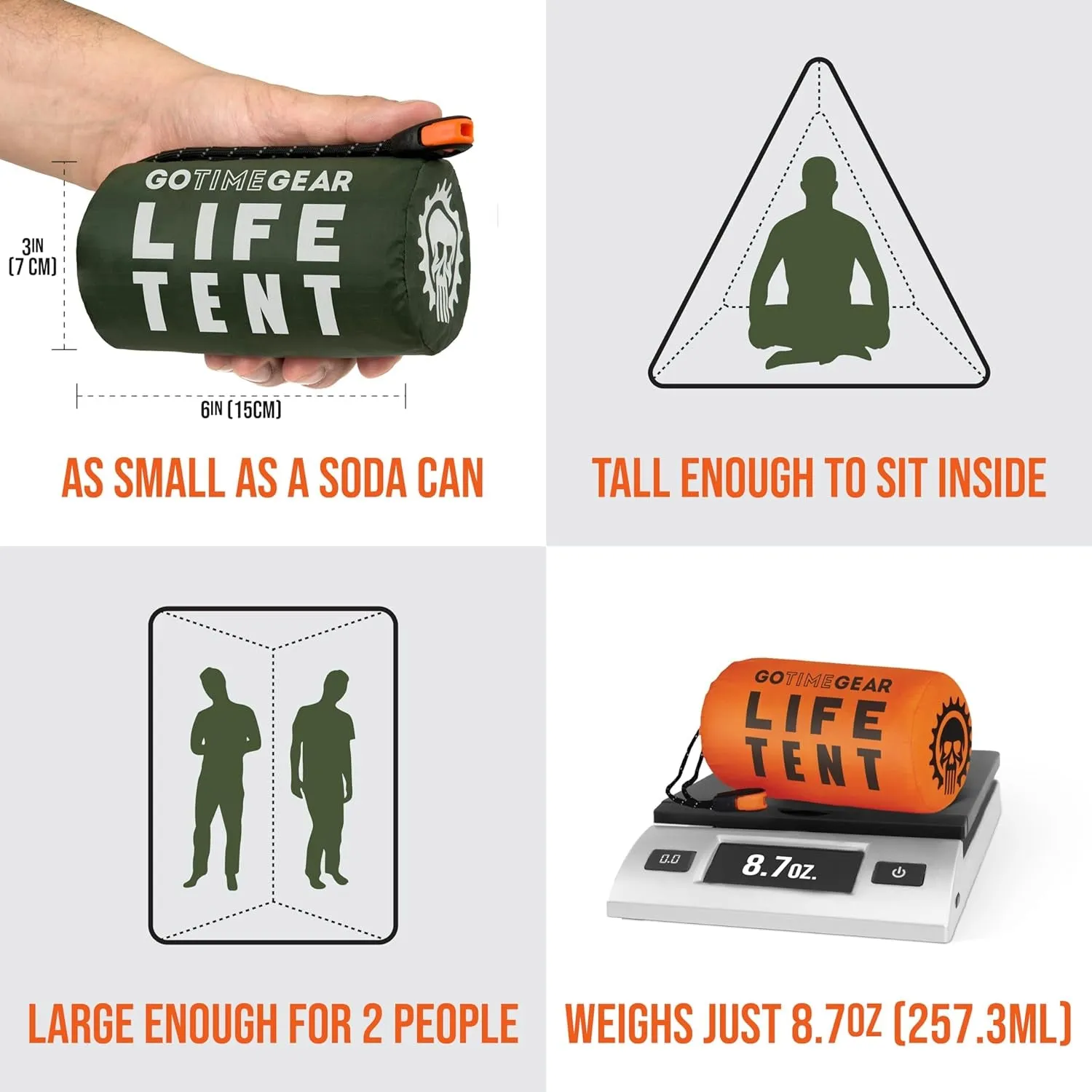When You Realize Camping Isn't Just Netflix and Chill: 2-Person Emergency Hide-and-Seek Tent! Comes with Whistle for When You Get Lost and Paracord for Your MacGyver Moments!