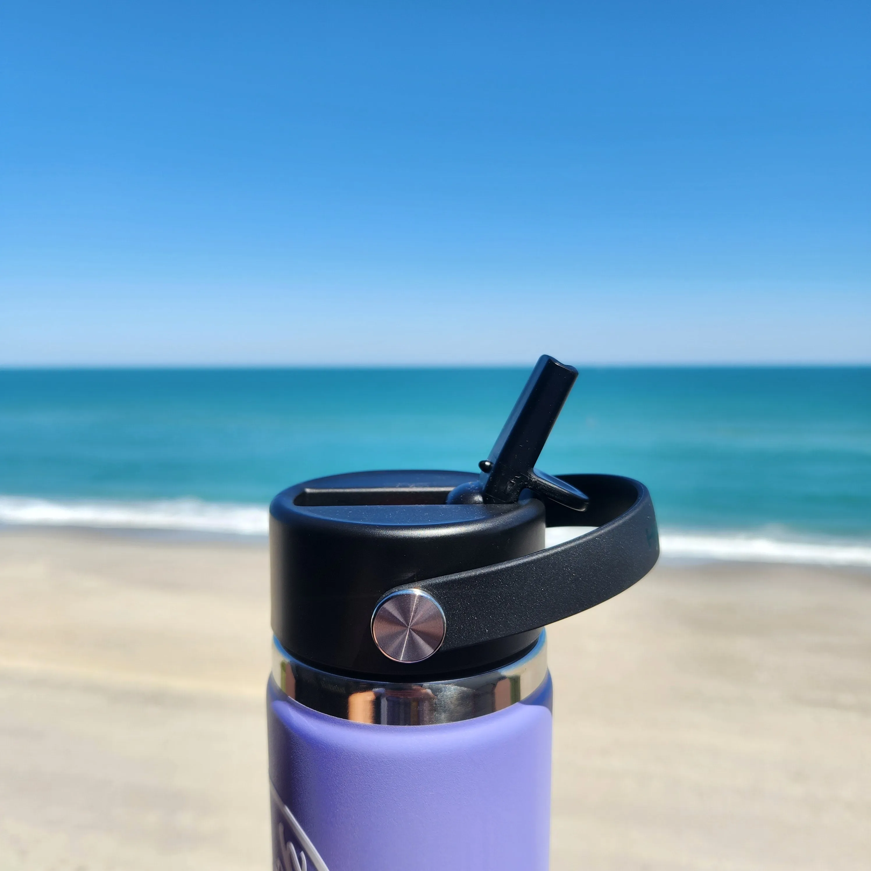 Wide Mouth Bottle with Flex Straw Cap - 24 oz.