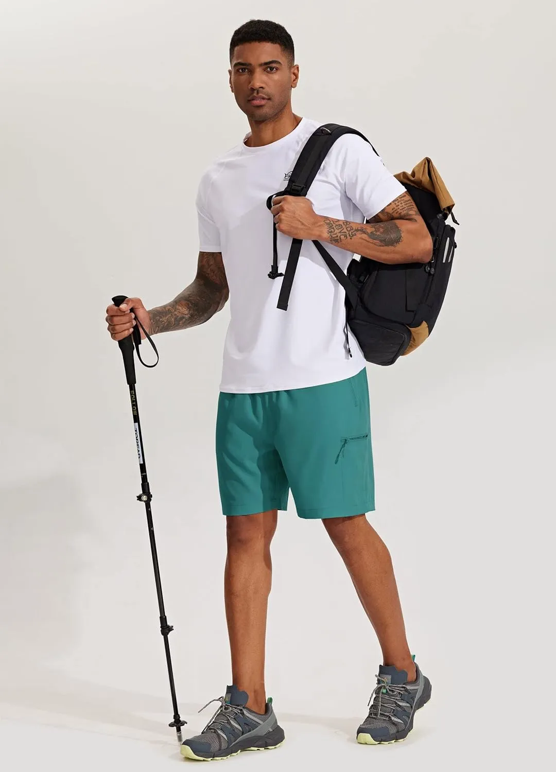 Willit Men's Hiking Cargo Shorts Quick Dry Golf Athletic Shorts 7" Lightweight Summer Shorts with Pockets