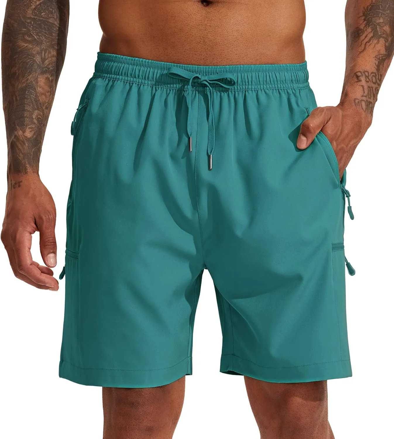 Willit Men's Hiking Cargo Shorts Quick Dry Golf Athletic Shorts 7" Lightweight Summer Shorts with Pockets