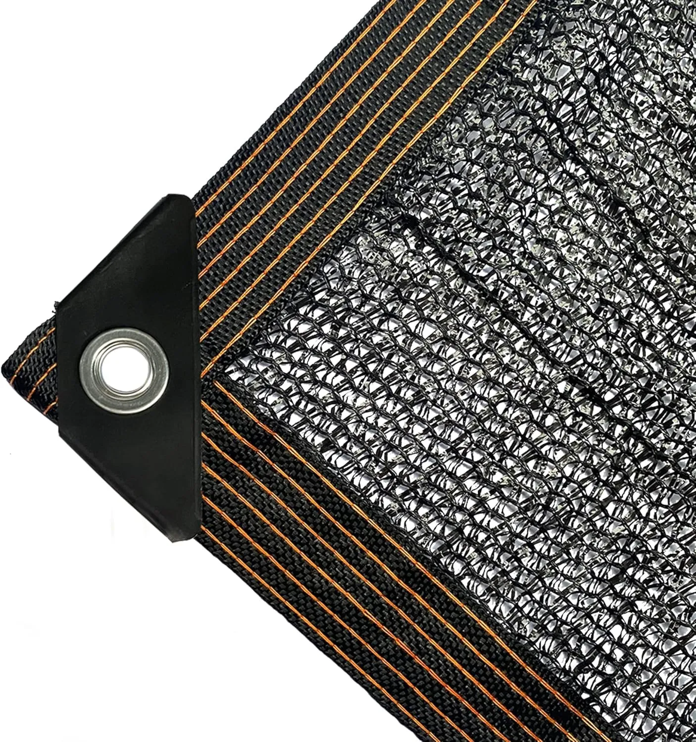 winemana 50% Black Shade Cloth, 10 x 20 FT Durable Mesh Tarp with Grommets, Garden Sunblock Shade Cloth Shading Antifreezing for Plants Cover, Greenhouse, Barns Kennel, Patio, Tomatoes
