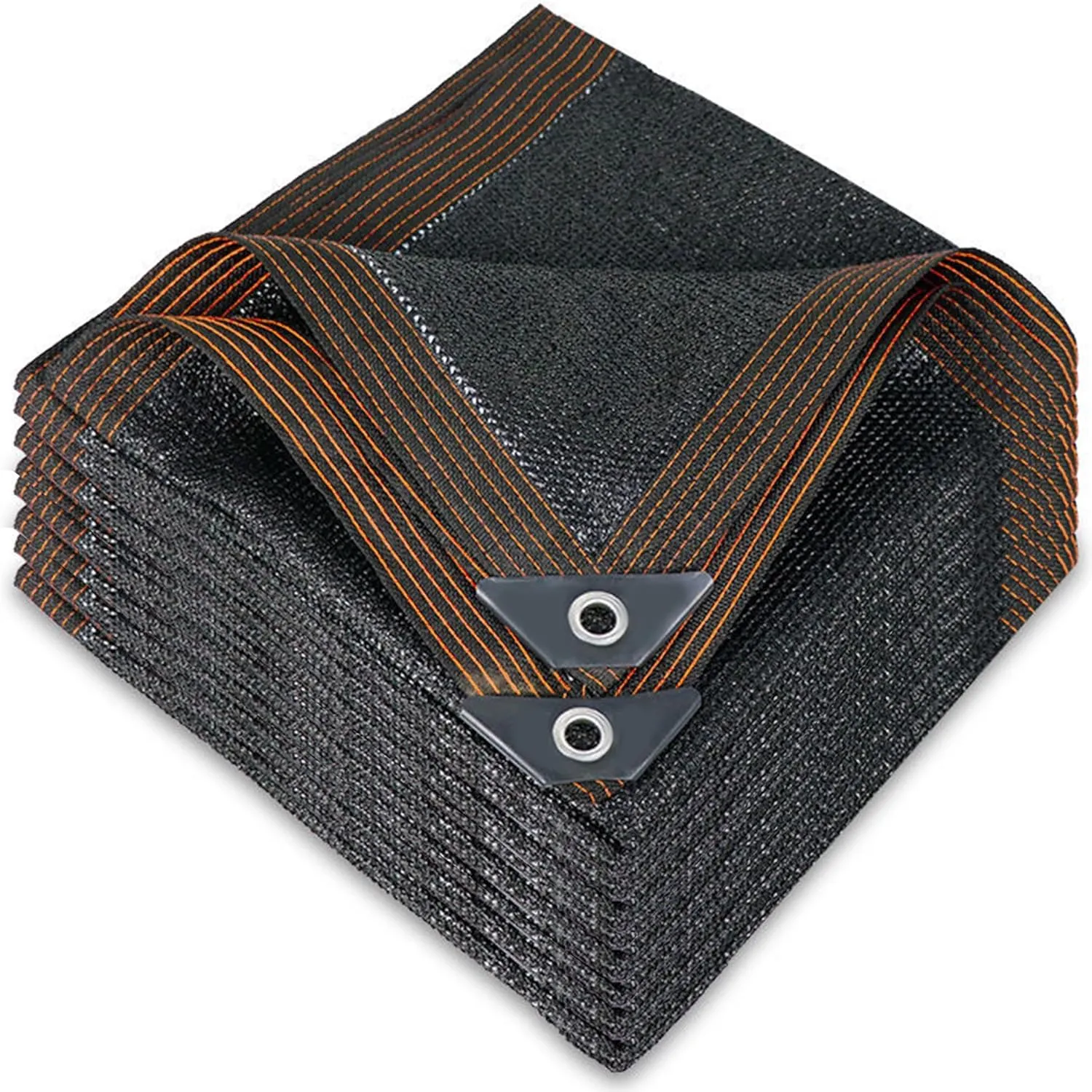 winemana 50% Black Shade Cloth, 10 x 20 FT Durable Mesh Tarp with Grommets, Garden Sunblock Shade Cloth Shading Antifreezing for Plants Cover, Greenhouse, Barns Kennel, Patio, Tomatoes
