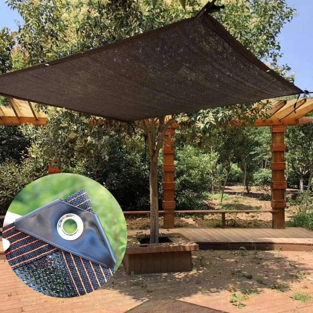 winemana 70% Black Shade Cloth, 20 x 20 FT Durable Mesh Tarp with Grommets, Resistant Garden Sun Shade Netting with Taped Edge for Plant Cover, Greenhouse, Patio, Tomatoes, Chicken Coop, Barn Kennel