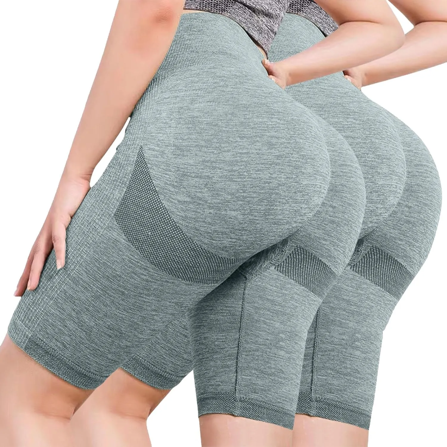 Women Workout Impact Shorts Women's High Waist Yoga Short Abdomen Training Running Yoga Pants Features Workout Yoga
