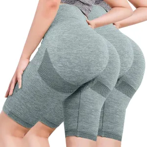 Women Workout Impact Shorts Women's High Waist Yoga Short Abdomen Training Running Yoga Pants Features Workout Yoga