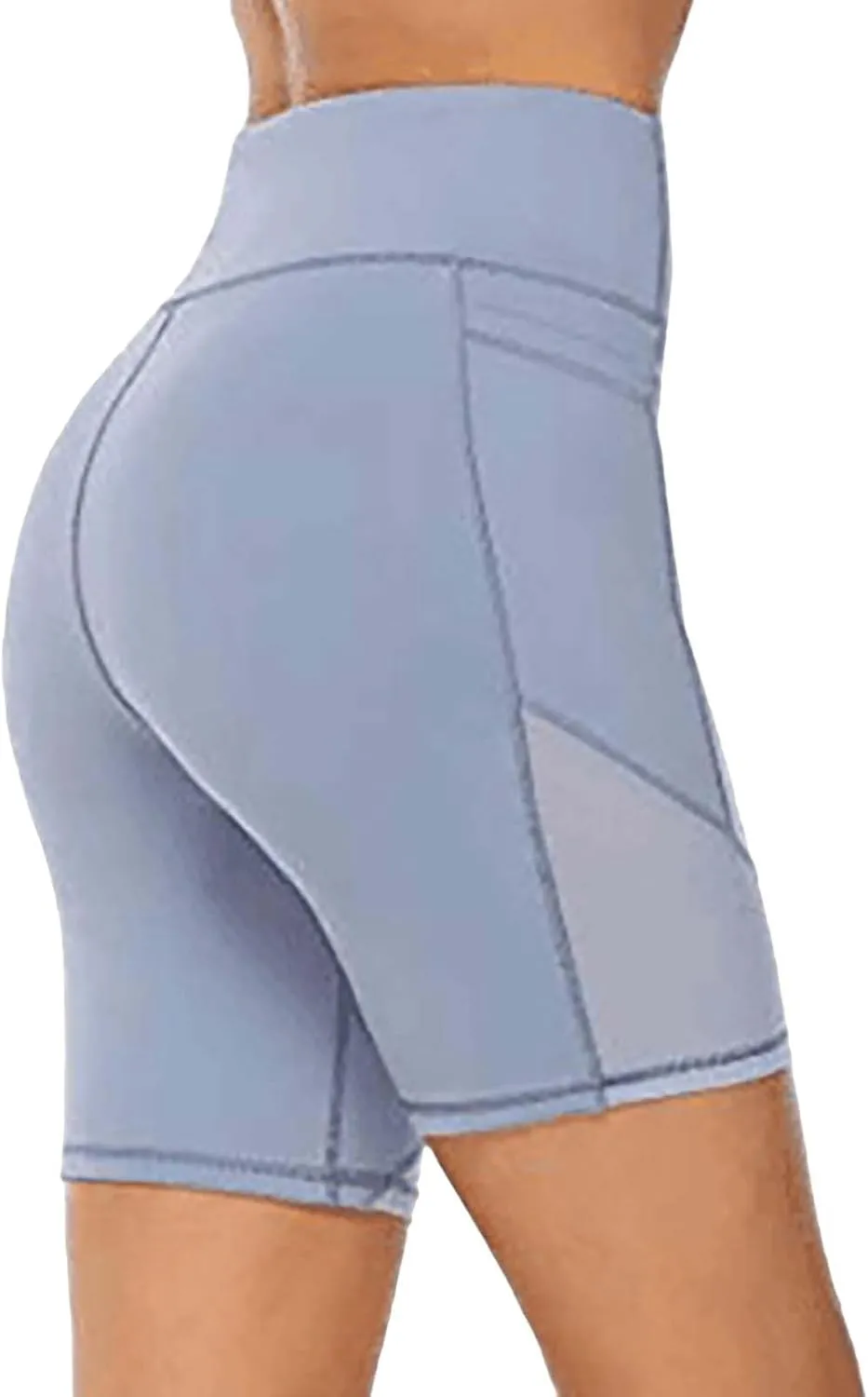 Women Workout Impact Shorts Women's High Waist Yoga Short Abdomen Training Running Yoga Pants Features Workout Yoga