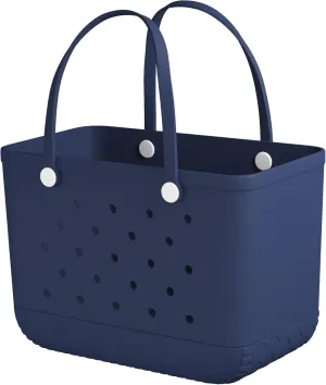 X-Large Rubber Tote Bag Beach Bag, Washable Durable Beach Tote Bag, Travel Tote Washable Handbag Storage Bag for Pool