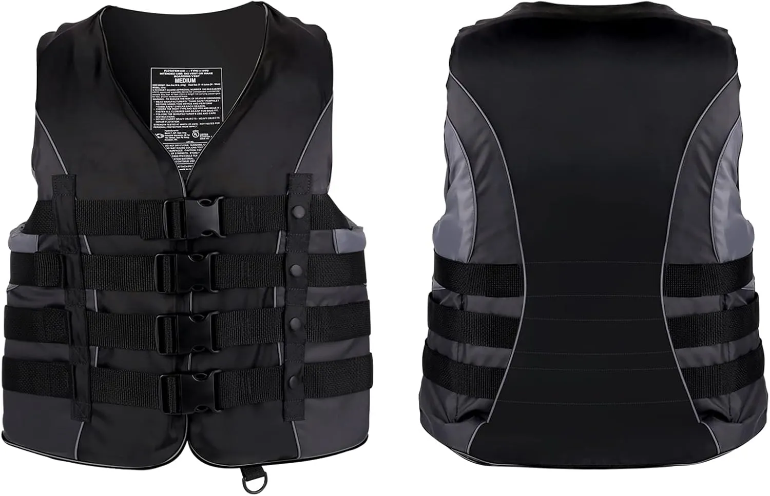 XGEAR Adult USCG Life Jacket Water Sports Life Vest