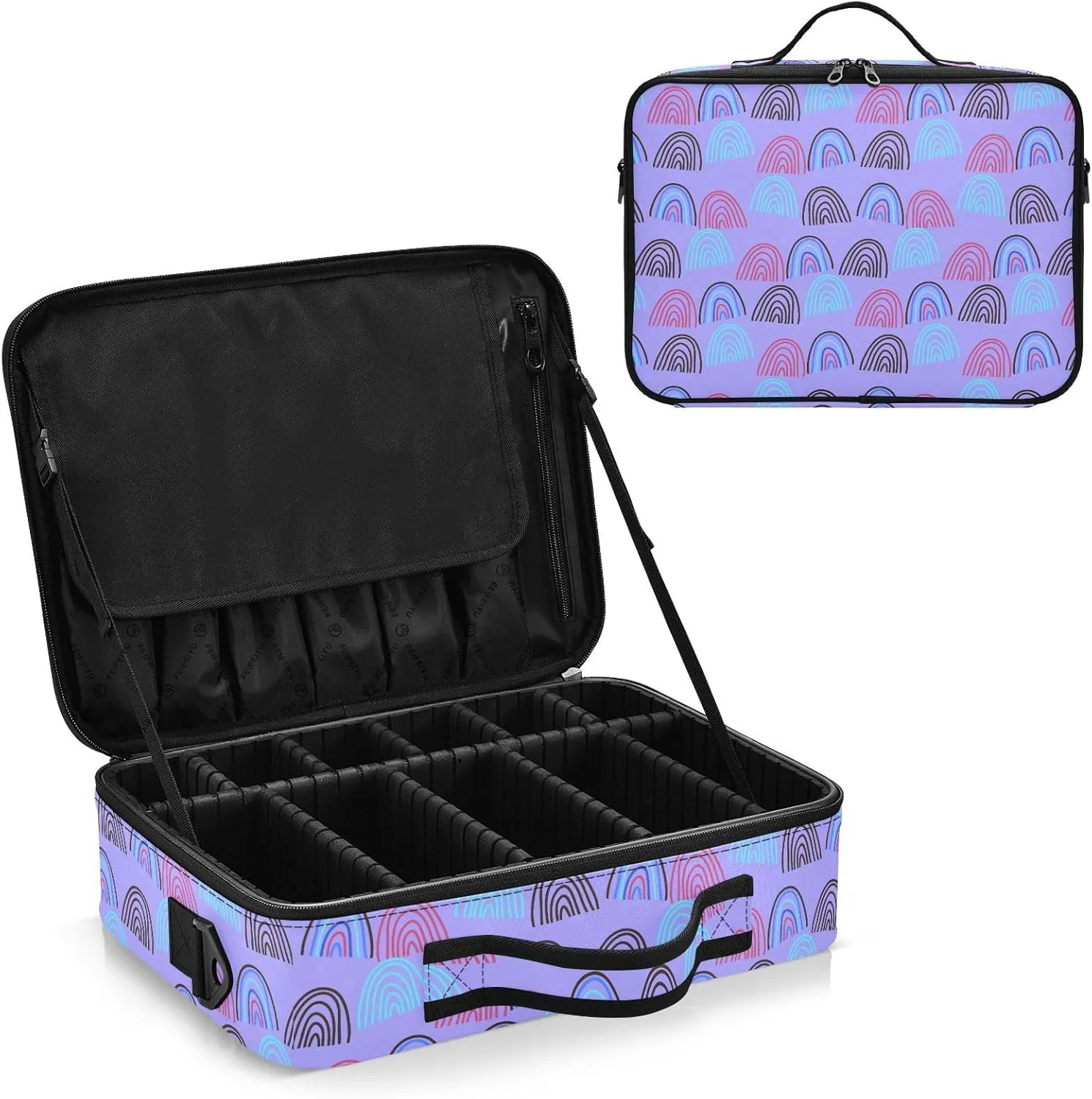 XL Hard Shell Makeup Bag Travel Toiletry Makeup Organizer for Women