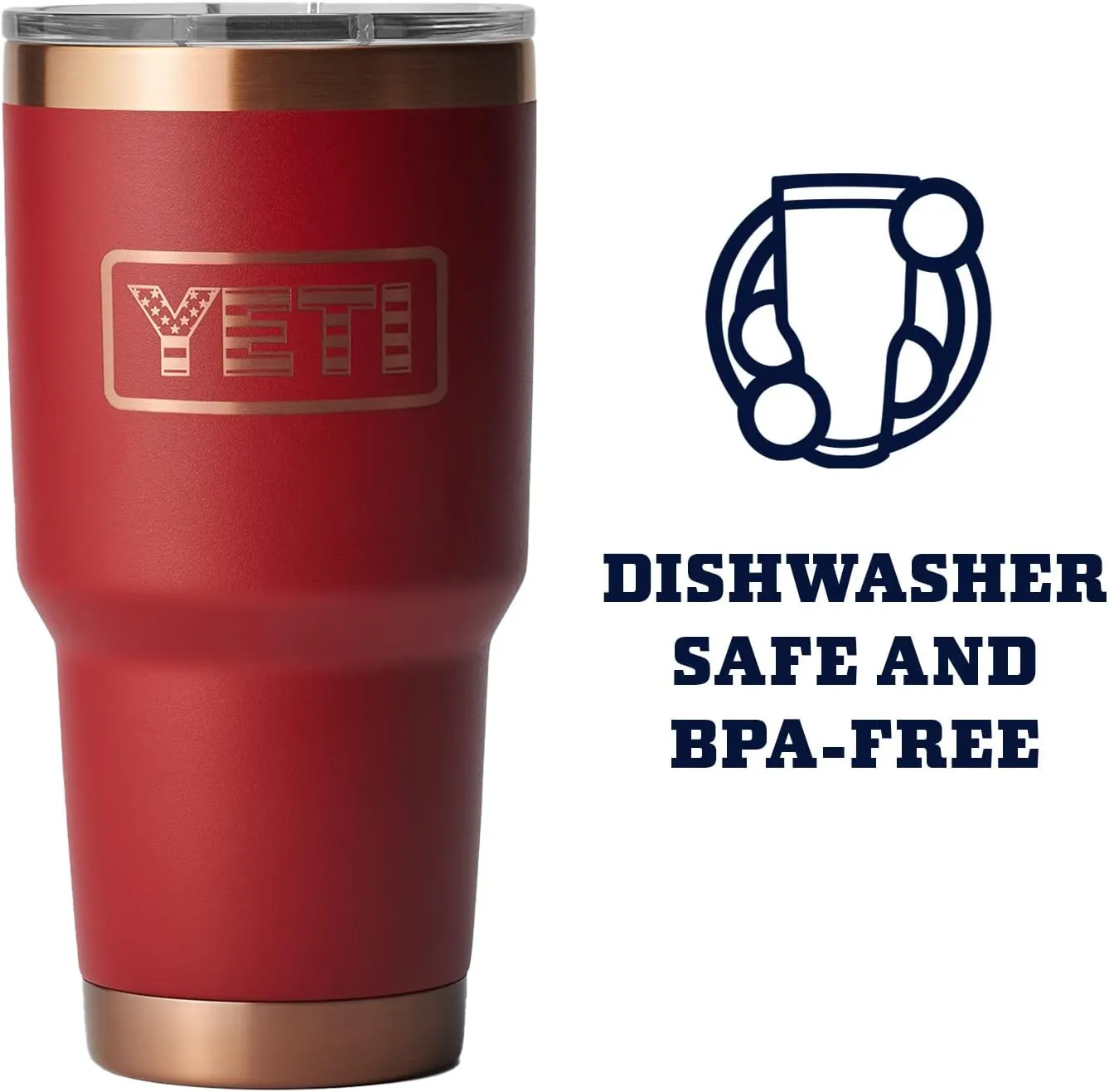 YETI Rambler 30 oz Stainless Steel Vacuum Insulated Tumbler w/MagSlider Lid
